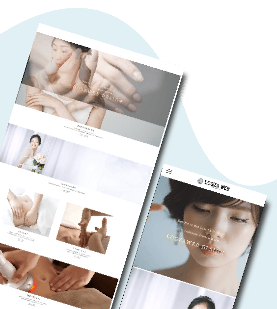 美容・エステホームページ07デザインサンプル