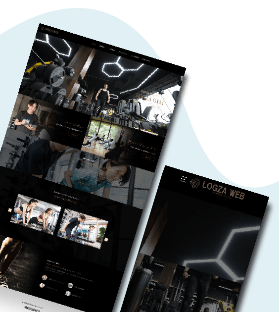 スポーツジムホームページ07デザインサンプル